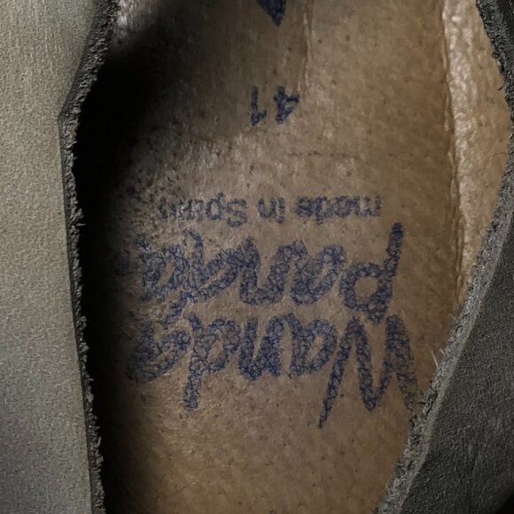 WANDA PANDA Sandal Women's Size US9 EU41 Neutral Closed Toe Perforated Design - Picture 7 of 13